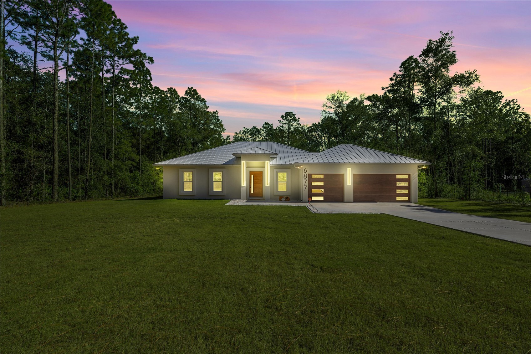 ICF Home - Evening exterior